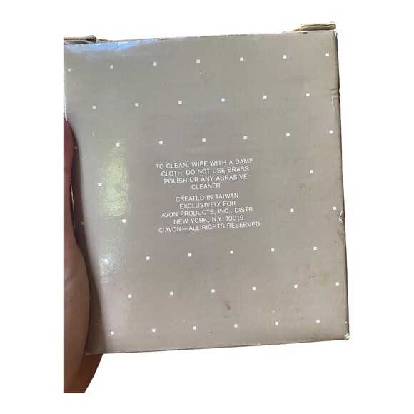 Vtg 80s Avon The Gift Collection "DAD" Letter Holder - Picture 9 of 9